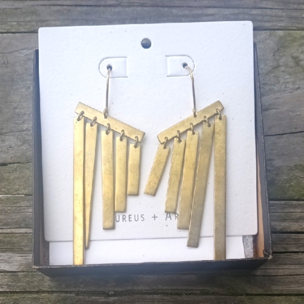 Gold Dangle Earrings